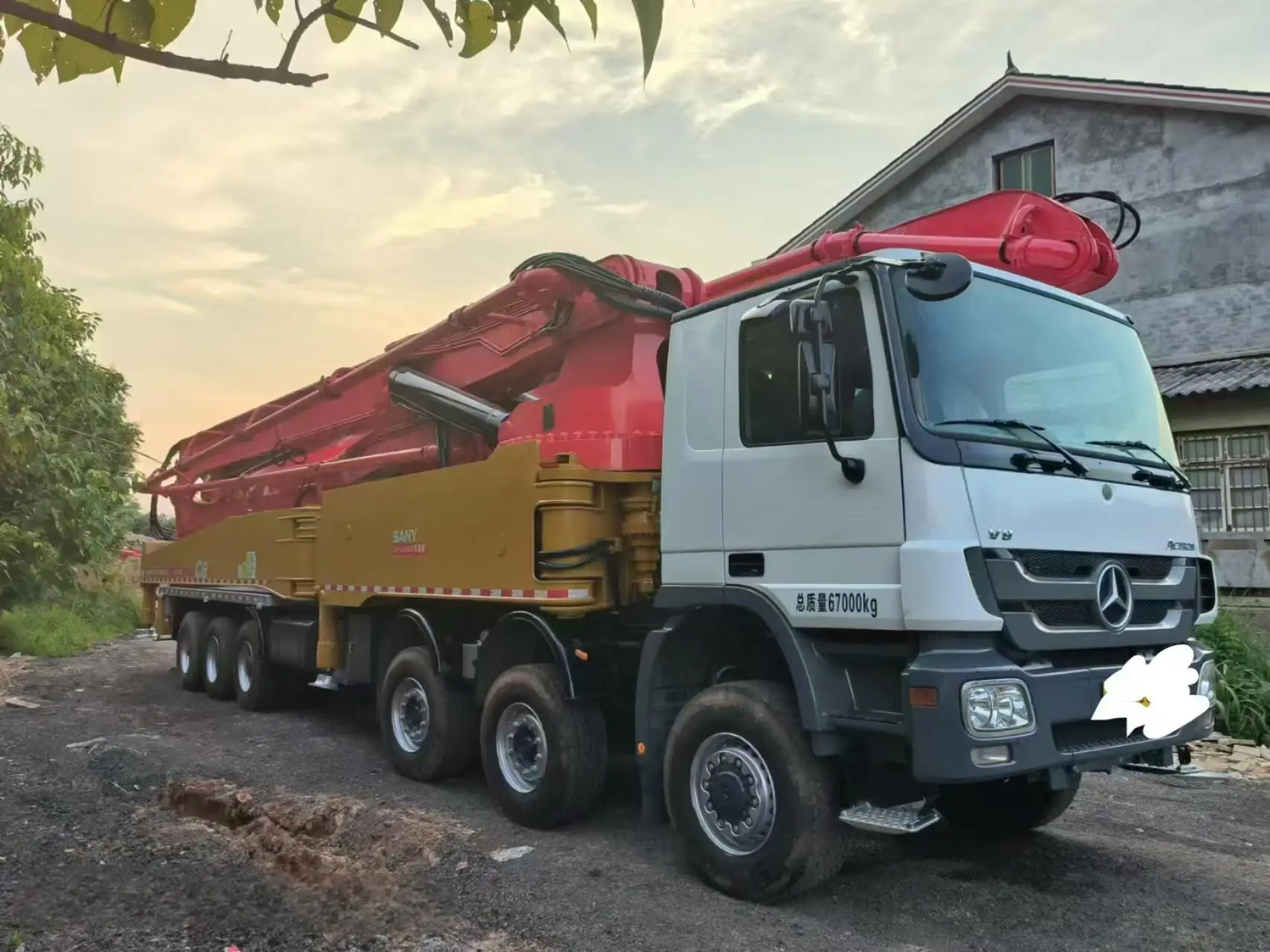 Sany Zoomlion Подержанный для грузовика бетононасос ручной Восстановленный с компонентами сердечника подшипник двигателя