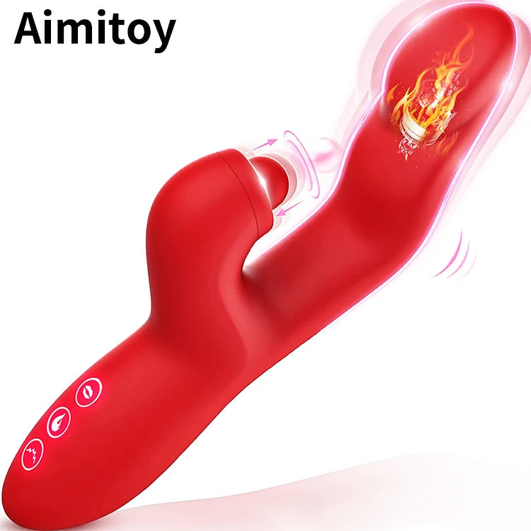 Aimitoy секс-игрушки с подогревом женская секс-игрушка фаллоимитатор вибратор для точки G пульсирующий Стимулятор клитора 5 касаниями 10 вибраций