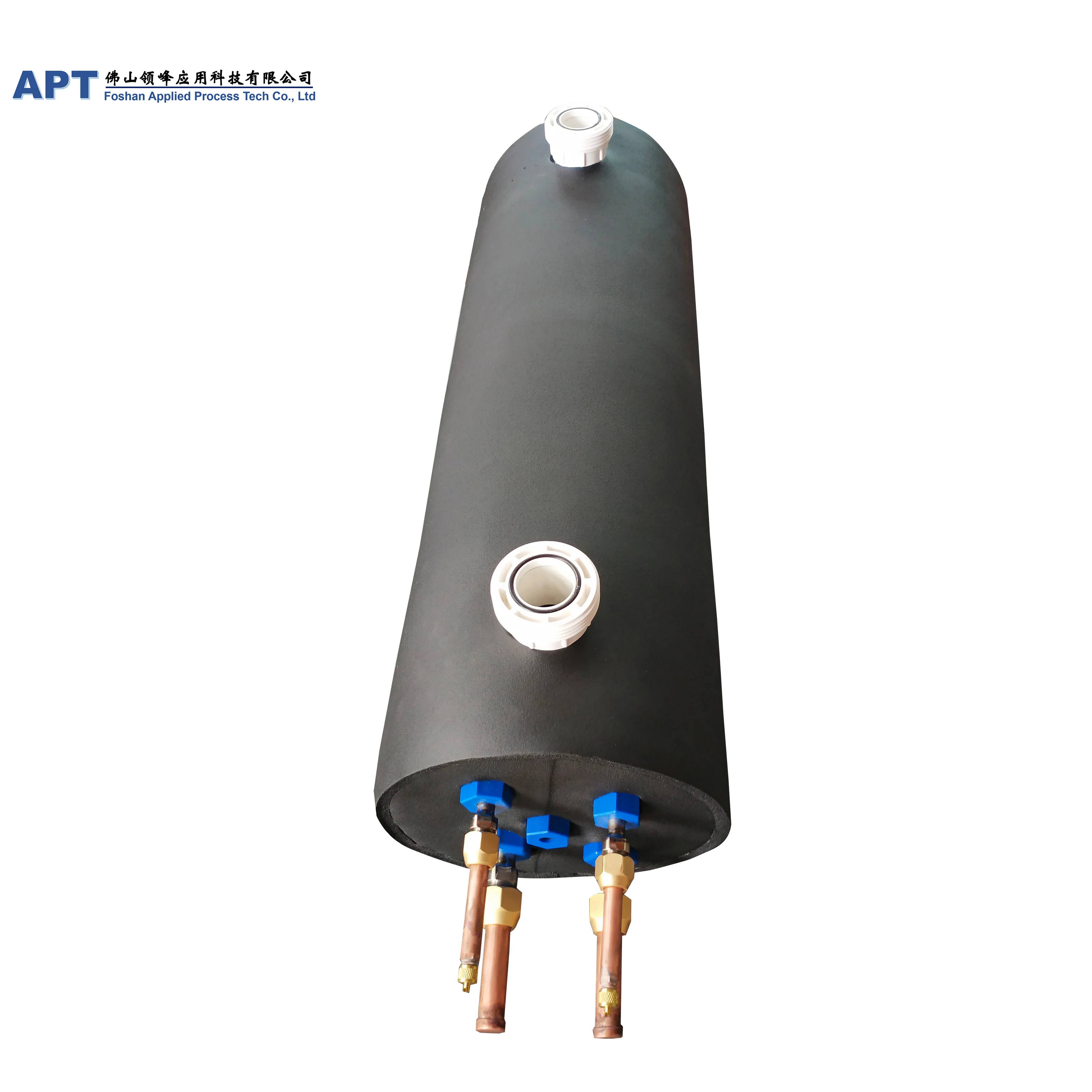 
Shell and tube heat exchanger evaporator and condenser for mariculture 8HP 