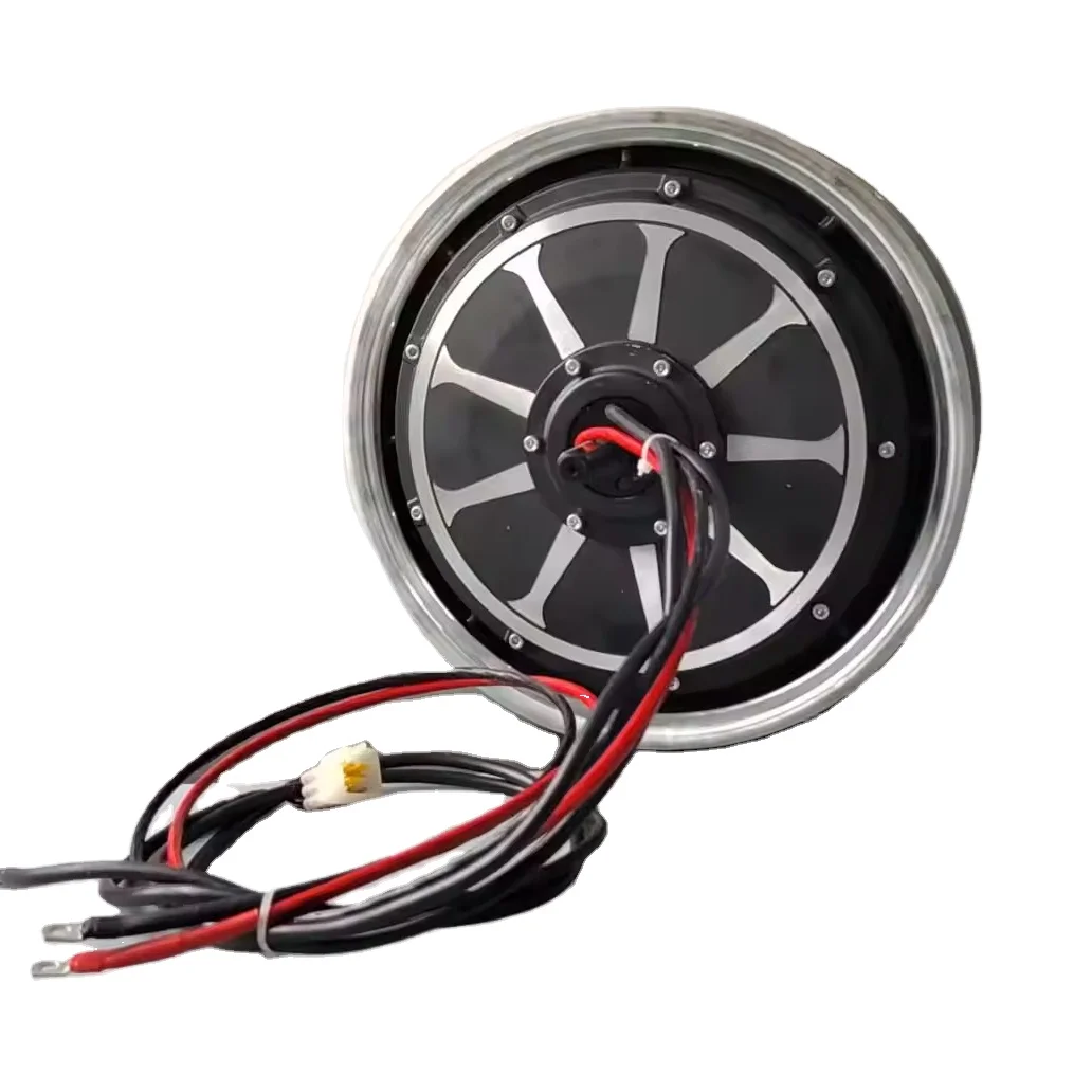3000w-7000w HF Factory Made 12 inch Electric Wheel Hub Motor DIY Conversion Kits Electric Motor For Motorcycle With Cooling
