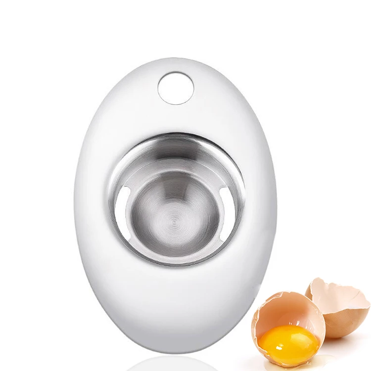 online Top seller Kitchen Accessories 304 Stainless Steel Egg White Egg Yolk Separator Egg White Filter Kitchen Baking Tools
