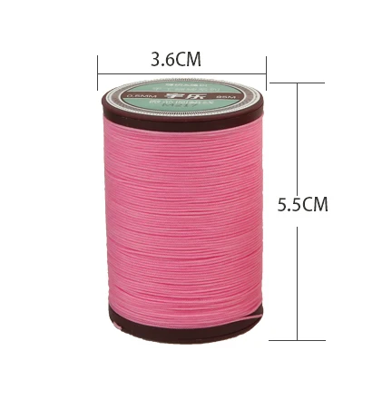 0.6mm Round Hand-sewn Leather Handmade leather sewing thread polyester sewing thread