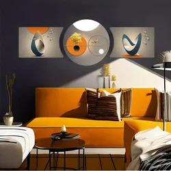 Living room decoration 3d nordic wall art canvas poster wholesale modern abstract design wall decor painting