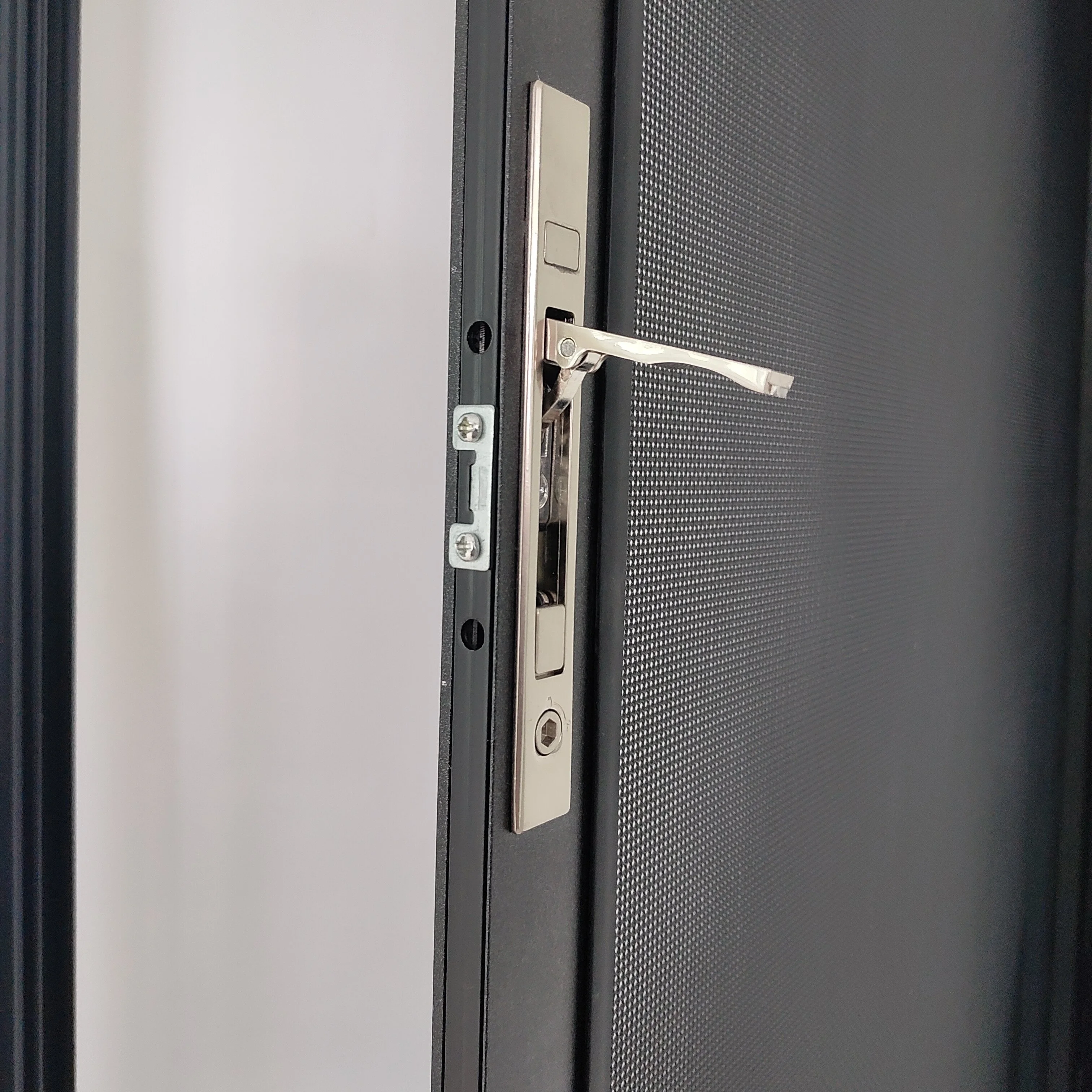 Australia standard customized double glazed ultra narrow frame balcony aluminum alloy frame casement windows