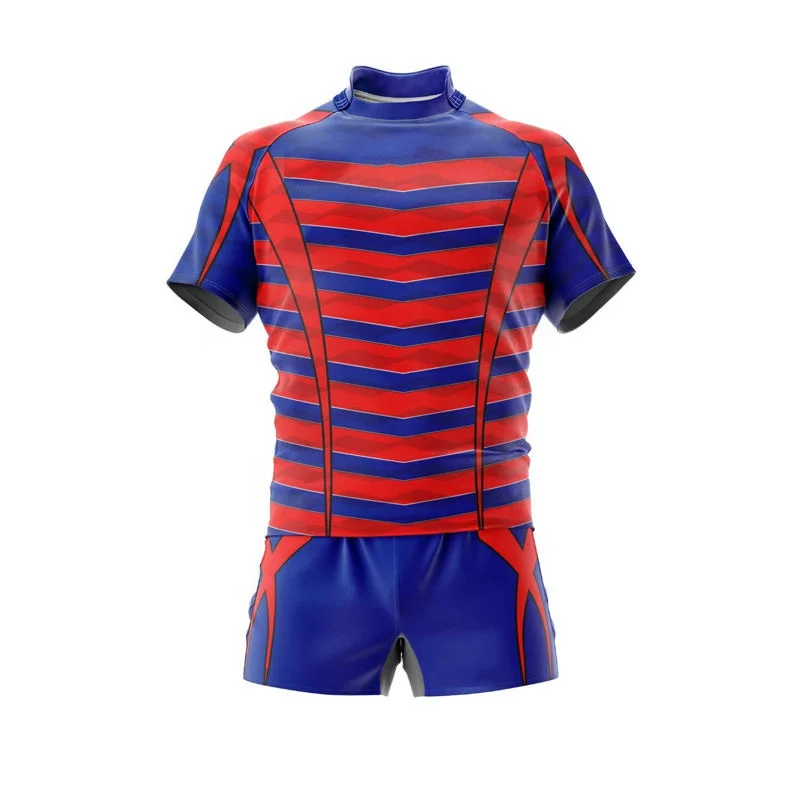 High Weight Wholesale Custom Made Sports Team Wear Short Sleeve Streetwear Rugby Jersey Men Sports Polo Rugby Uniform