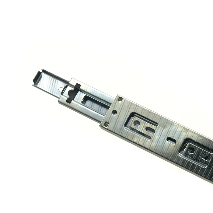 High Quality Hot Sell 42mm Hardware Extension 3-fold Full Extension Ball Bearing Drawer Slide For Cabinet Accessories