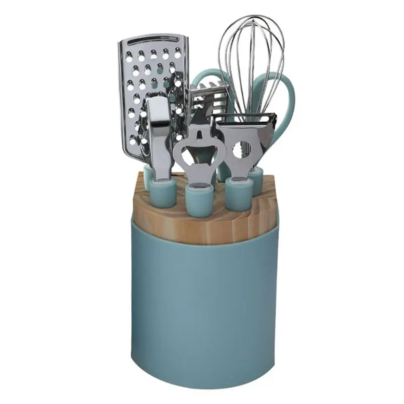 In Stock Stainless Steel Gadgets Set 9pcs Kitchen Gadget Fruit & Vegetable Tools