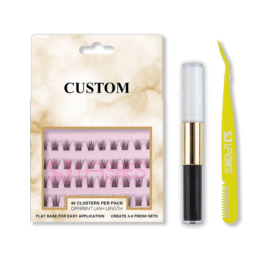 Pre Fan Eyelashes Wholesale Individual Flare Eyelashes Extension Cluster Lashes
