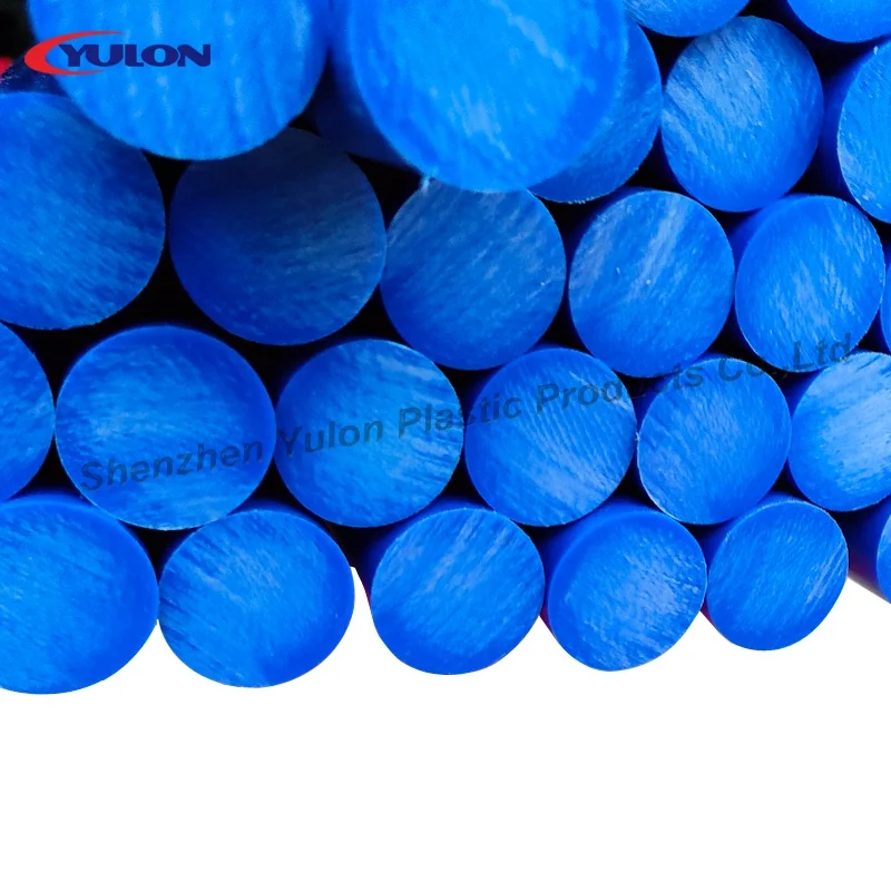 Blue copolymer acetal is the preferred color and material when it comes to the food processing industry acetal copolymer rod