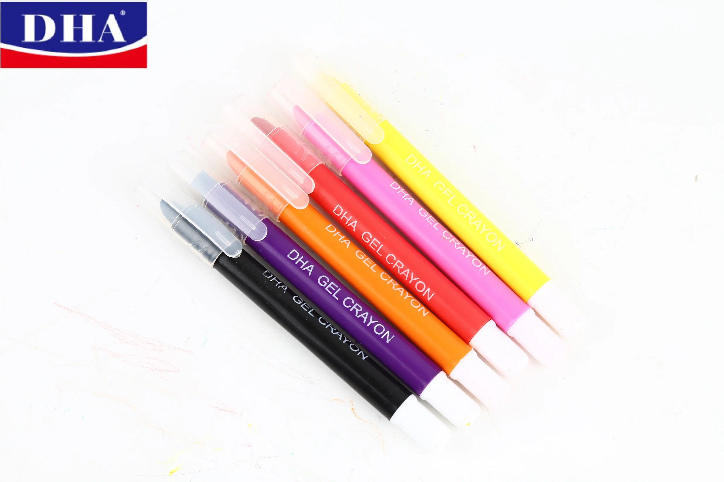 Physical store Hot Selling 12 Colors Custom Washable Gel Crayons Set for Children