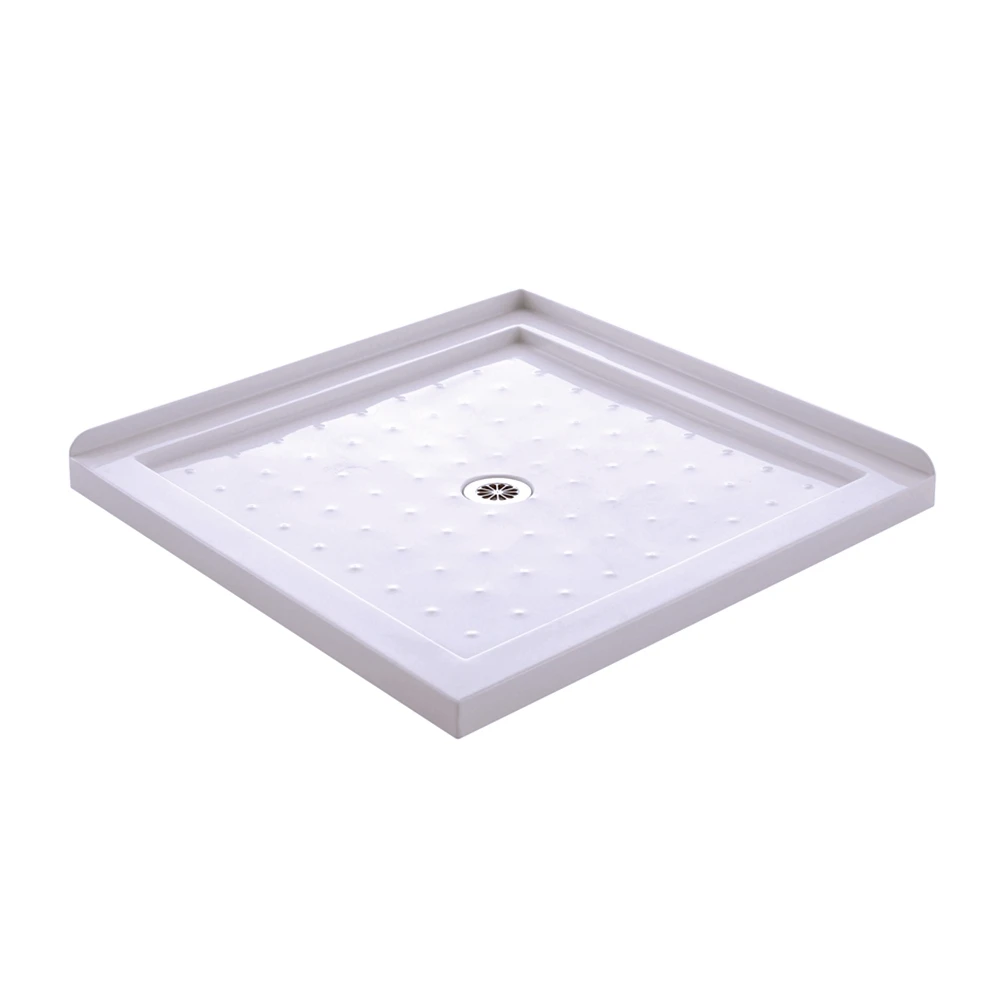 SallyShower Tray Base Pan Bathroom Hidden Drain Wet Room Shower Tray Acrylic