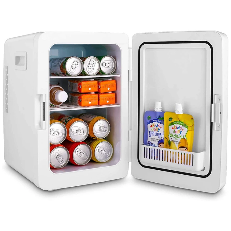 Modern single door household room cooler mini fridge with digital thermostat display