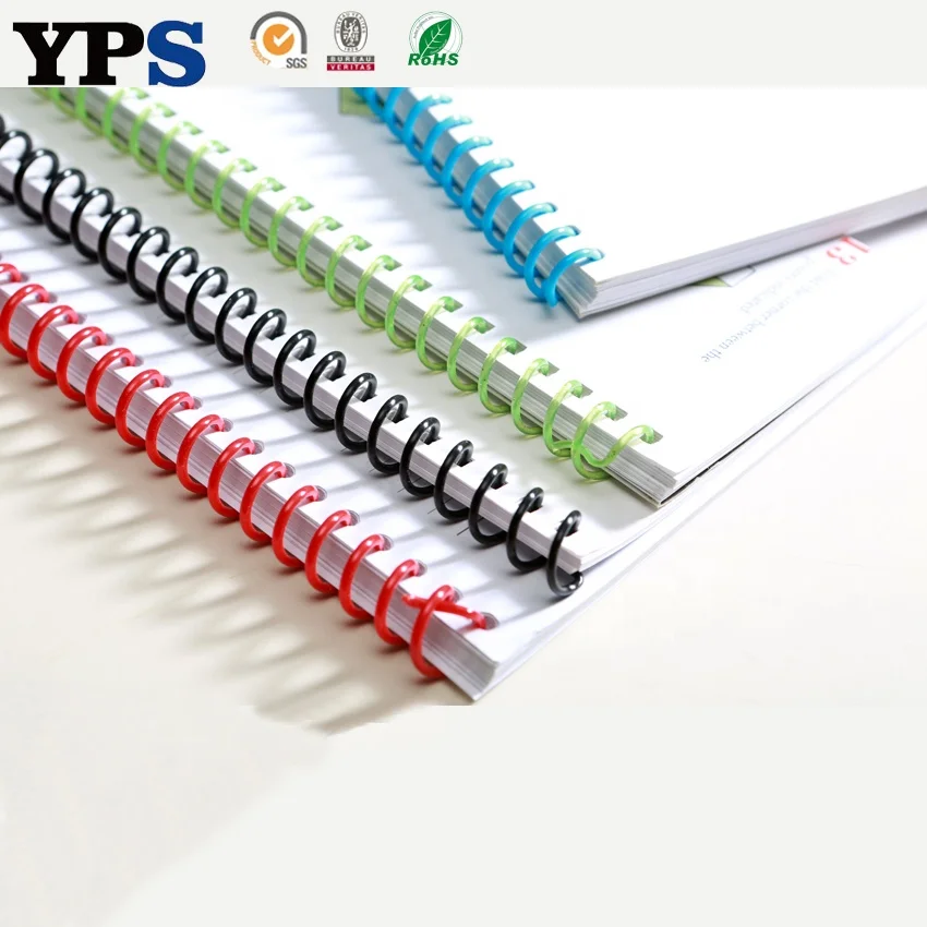 High Quality With Cheap Price PET Plastic Single Spiral Binding Ring Plastic Coil Spring For Book Binding