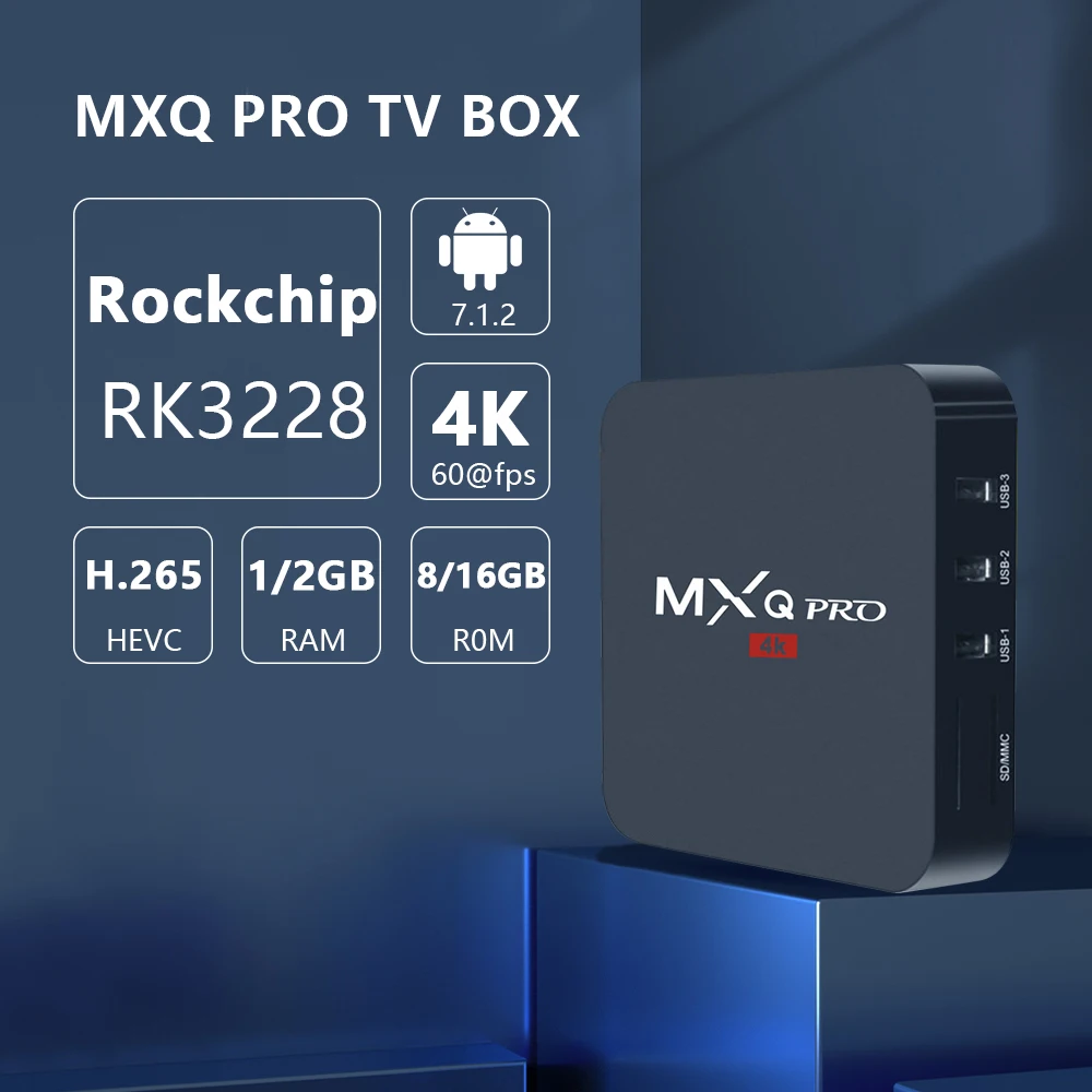 Topleo Factory Wholesale Cheap 2gb Ram 16gb Rom mxq pro 4k 5g Dual Wifi linux tv box onn tv box