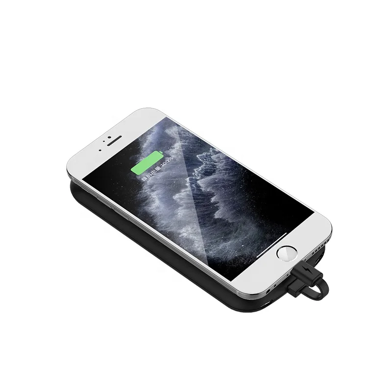 VPB969WL новый стиль многофункциональный мобильный беспроводной внешний аккумулятор встроенный зарядный провод частный индивидуальный логотип беспроводной внешний аккумулятор