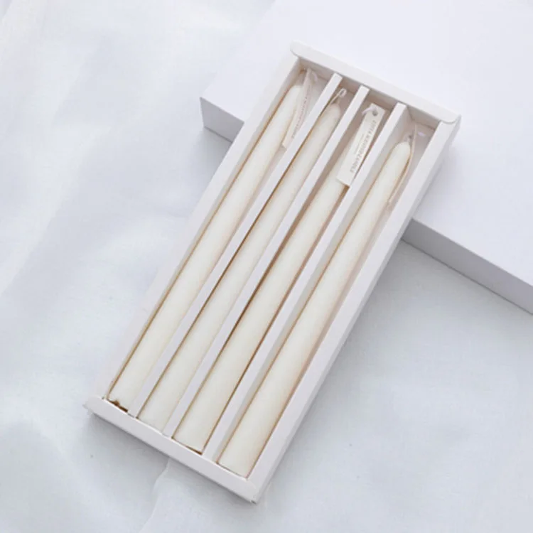 Vegetable Wax Dinners Wedding Gifts Scented Aroma 25cm 10 inch Long Taper Candles