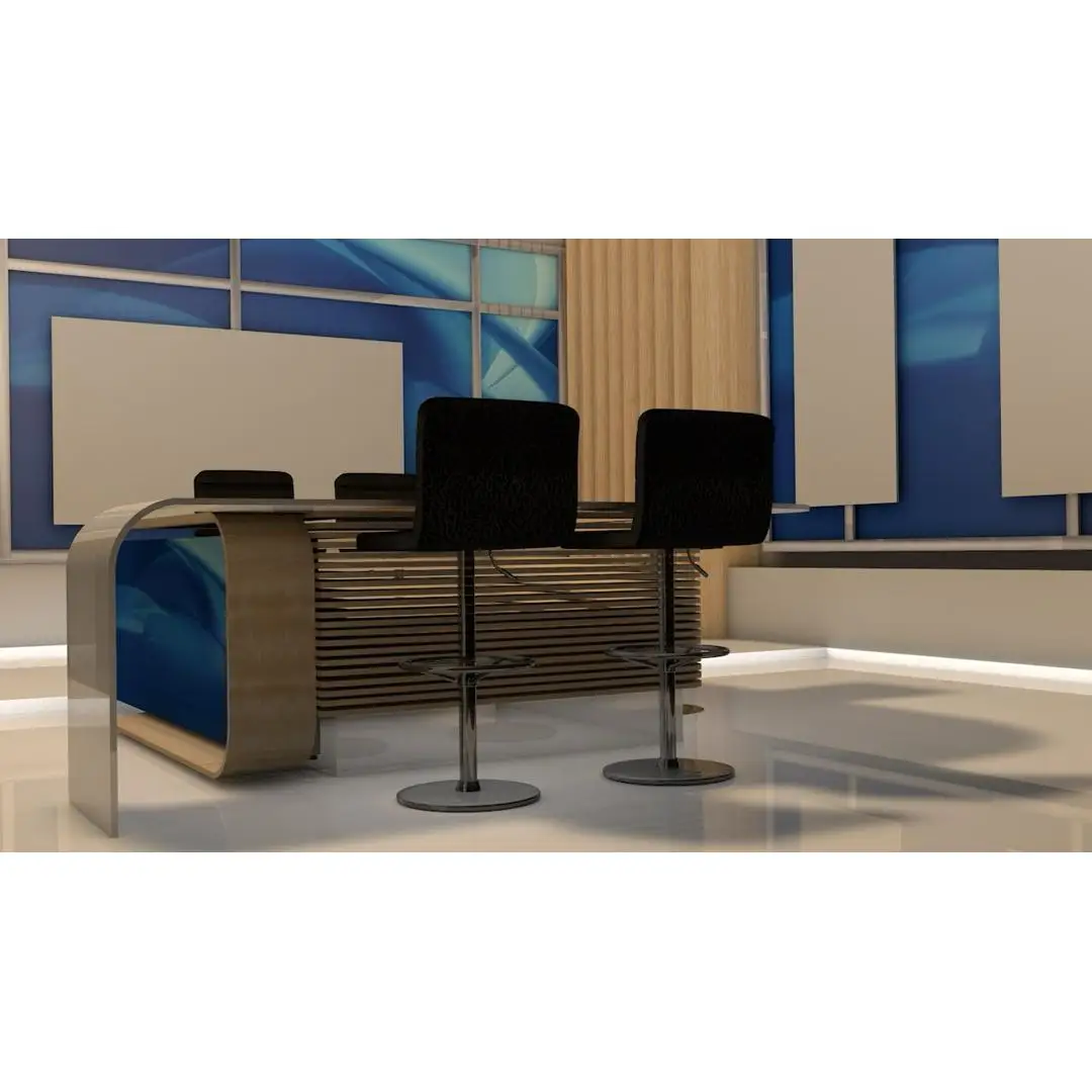 Stylish and Functional Furniture for TV News Rooms - Broadcast Studio Desk