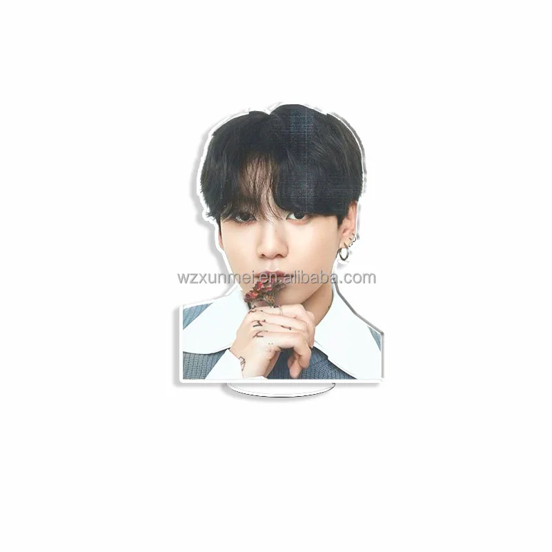 Bangtan Boys  kpop   Acrylic Double sided Stand JUNGKOOK RM JIN JIMIN SUGA V JHOPE Acrylic Keychain Acrylic Standee
