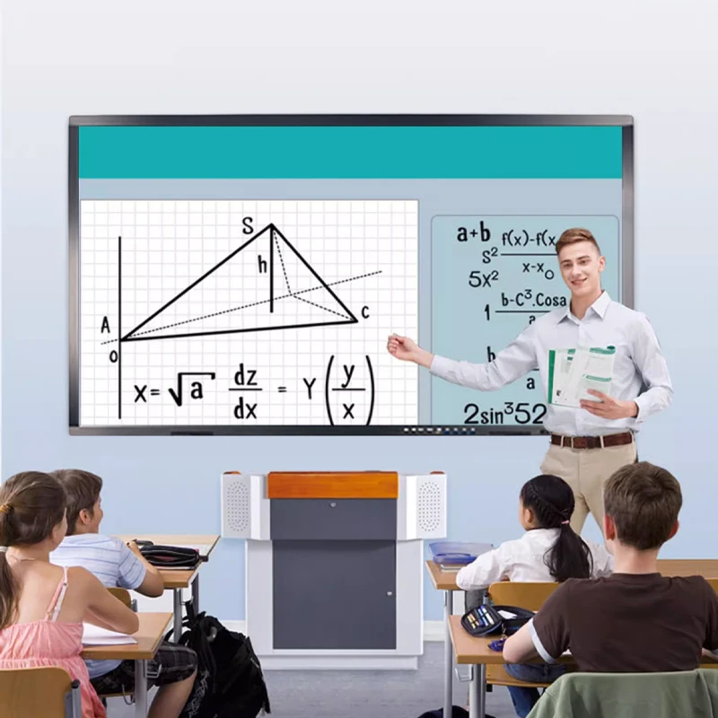Quality Guarantee Classroom Mobile Touch Screen Digital Smart Board Interactive Whiteboard For Teaching