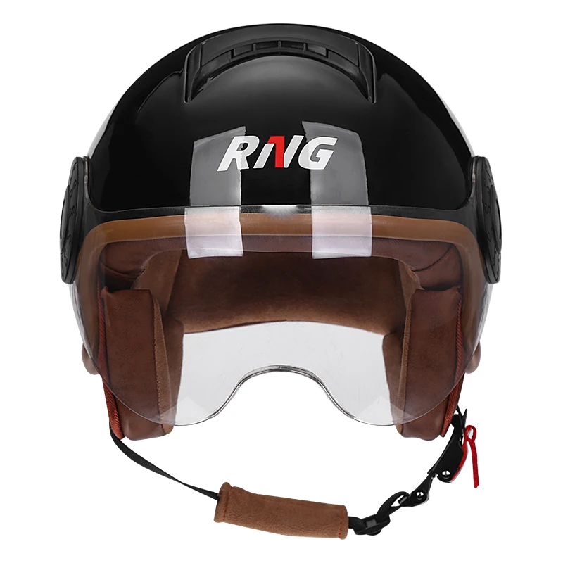 RNG/750 High Quality Classic Retro German Motorrad Helm Cool Half Face Casque For Men Electric Bike Vintage Helmet