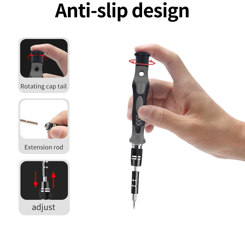 New Arrival 117 in 1 Household DIY Repair Tool Kit Chrome/Nickel Plastic Handle Screwdriver Set for Phone Laptop Computer Repair