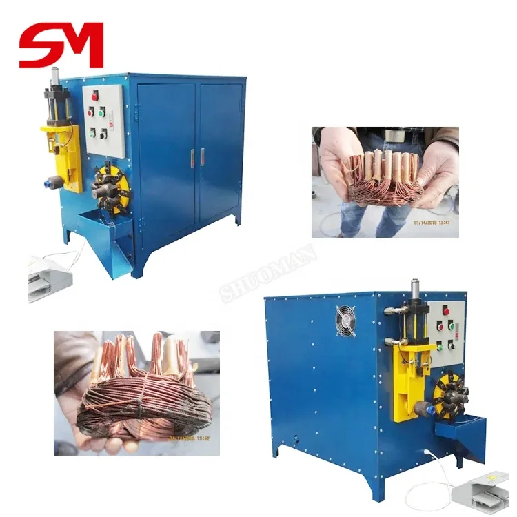 High Working Efficiency Electric Motor Stator Waste Copper Winding Cutting Machine