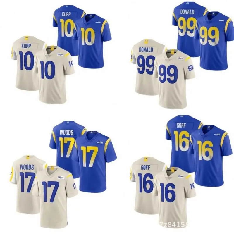High quality NFL Los Angeles Ram football jersey breathable polyester quick-drying football jersey