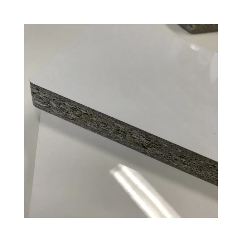 particleboard manufacturing Quality assurance particle melamine faced 8mm chipboard ceiling board for furniture