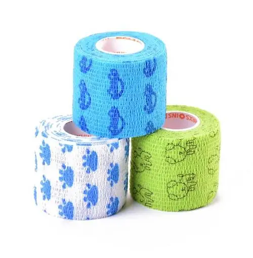 Эластичная защитная самоклеящаяся компрессионная цветная трубчатая бандажная кинезиологическая маска Спортивная силиконовая перекрестная лента из волокна