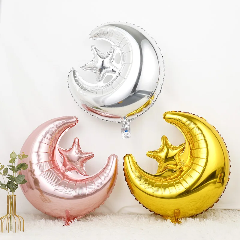 47*57cm EID Mubarak Ramadan Balloon Globos Festive Celebration Scene Decoration Decoration Foil Balloon supplies toys