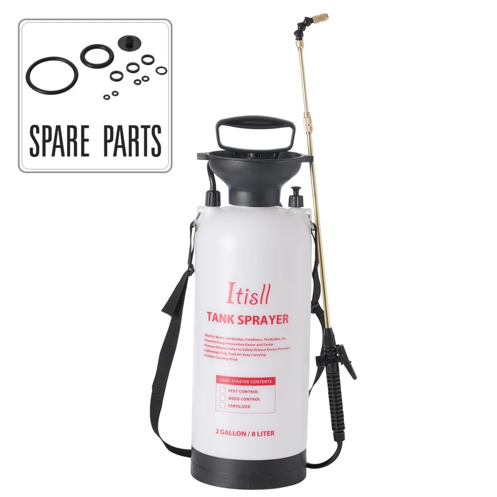 Cheap price manual knapsack 8 liter garden nozzle high pressure water sprayer