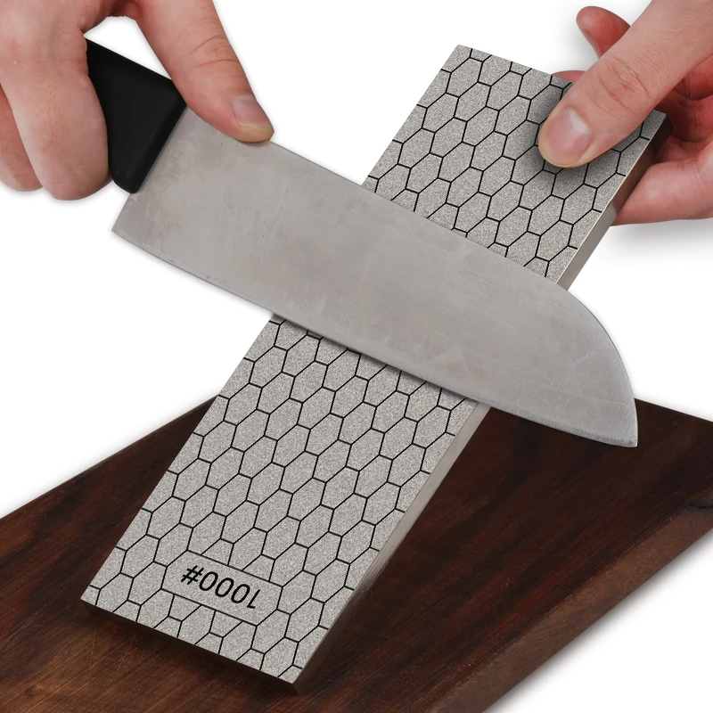 
Profession diamond double side guided hand knife sharpeners whetstone system 