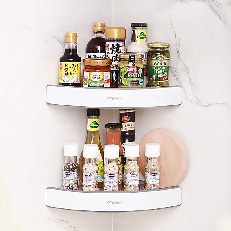 Hot Sell Bathroom Storage Racks & Shelving Units Bathroom Rack Kitchen Spice Storage Holders Bathroom Storage Holders & Racks