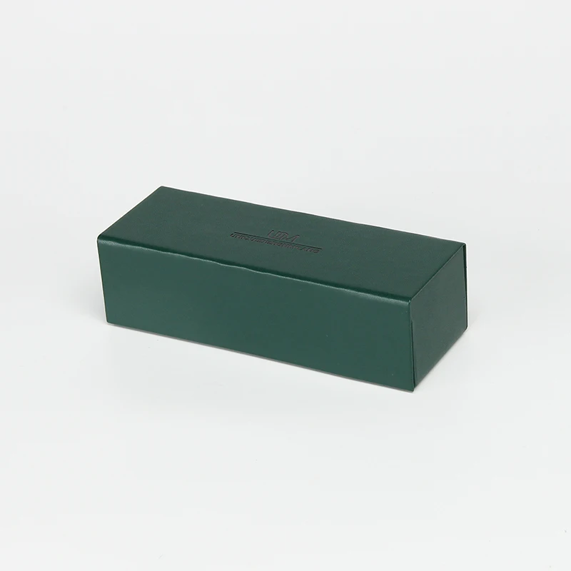 Sinicline Custom luxury green color design sunglasses box with case