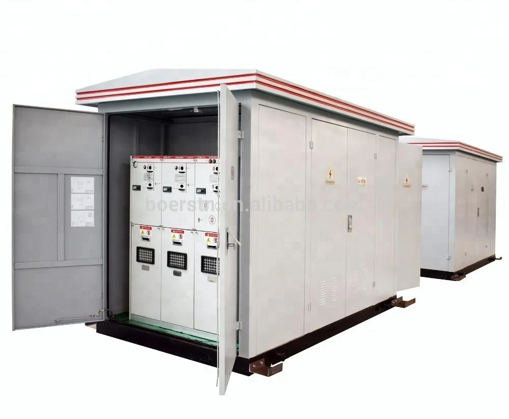 Outdoor 4 Wheels Box Type Electrical Mobile Transformer Substation