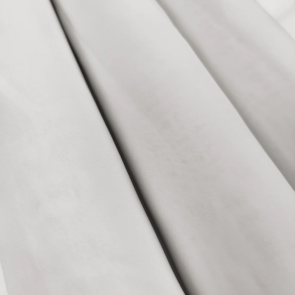 Bomar High quality chiffon grommet curtain semi sheer curtain voile white living room curtains luxury