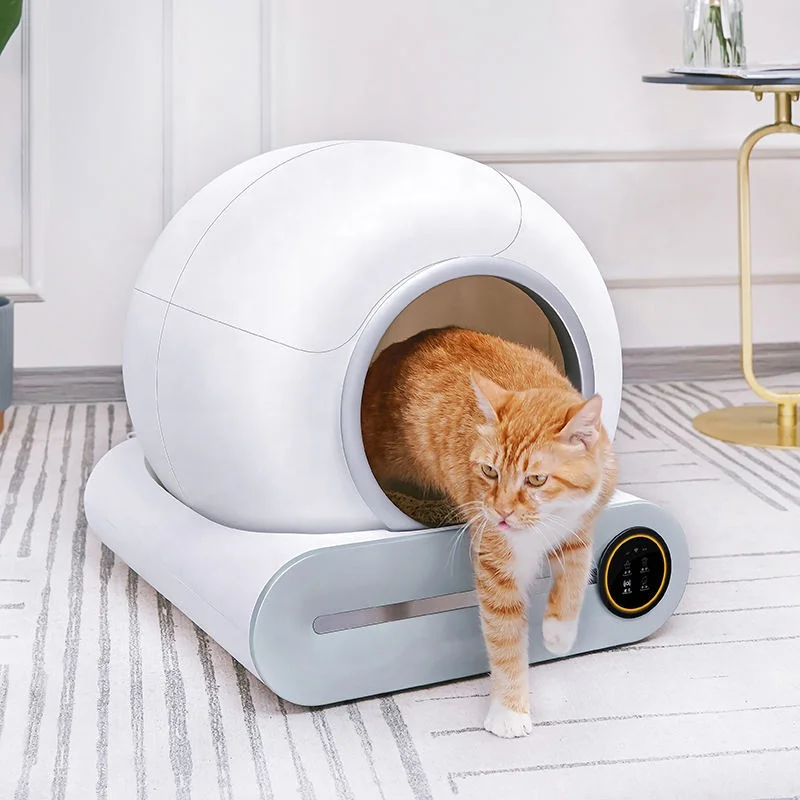 TUYA WiFi Connection Ultra-quiet Automatic Cat Toilet APP Control Self Cleaning Smart Cat Litter Box