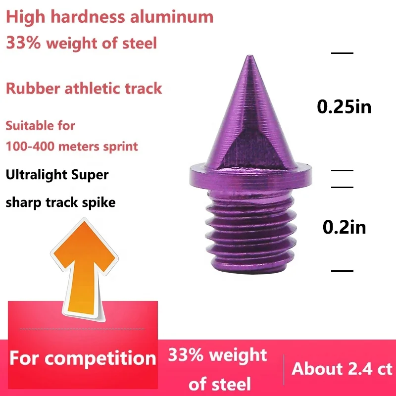 
Aluminum Track and Field Spikes 1/4