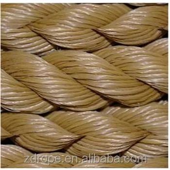 Taian Twist Rope polypropylene PP Danline rope 3 strands plastic rope
