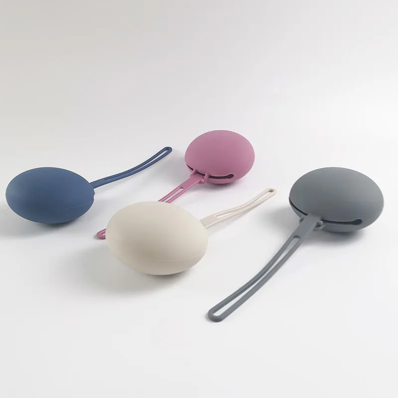 New Design Silicone Pacifier Case Storage Bag Cover Food Grade Silicone Nipple Cover Box Baby pacifier pouch