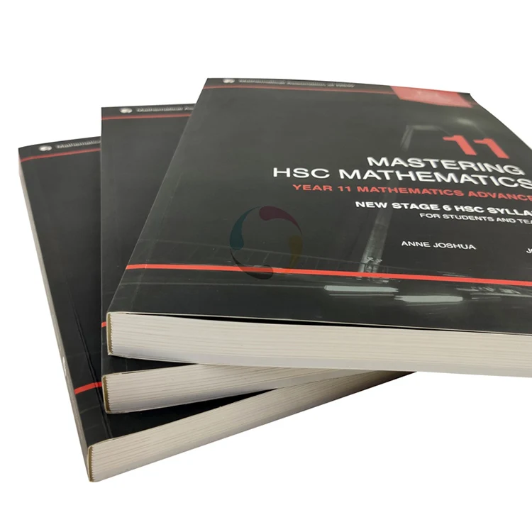 Customized High Quality Softcover Book Printing Perfect Bound Softcover Book Printer