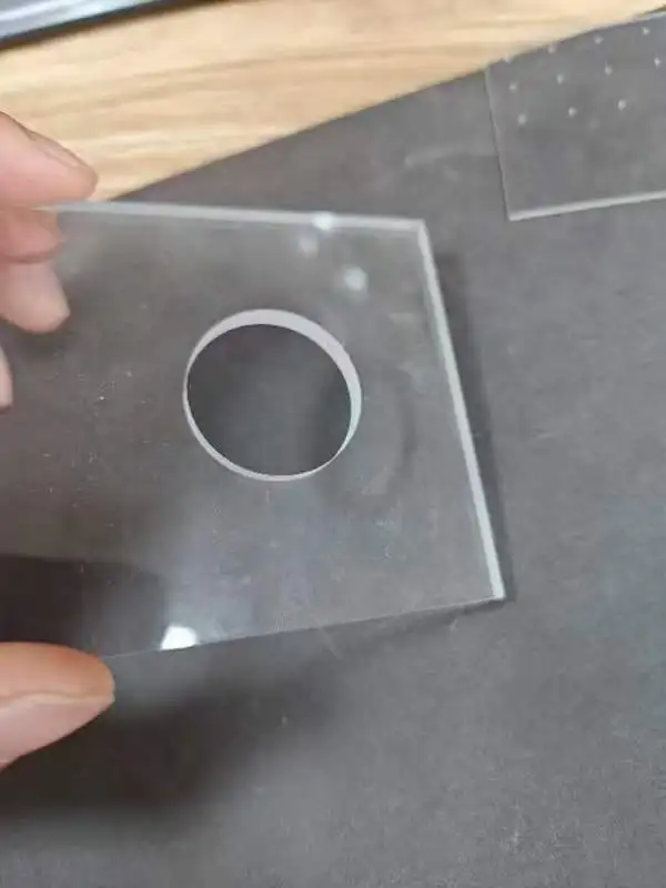 Laser drilling glass fully automatic