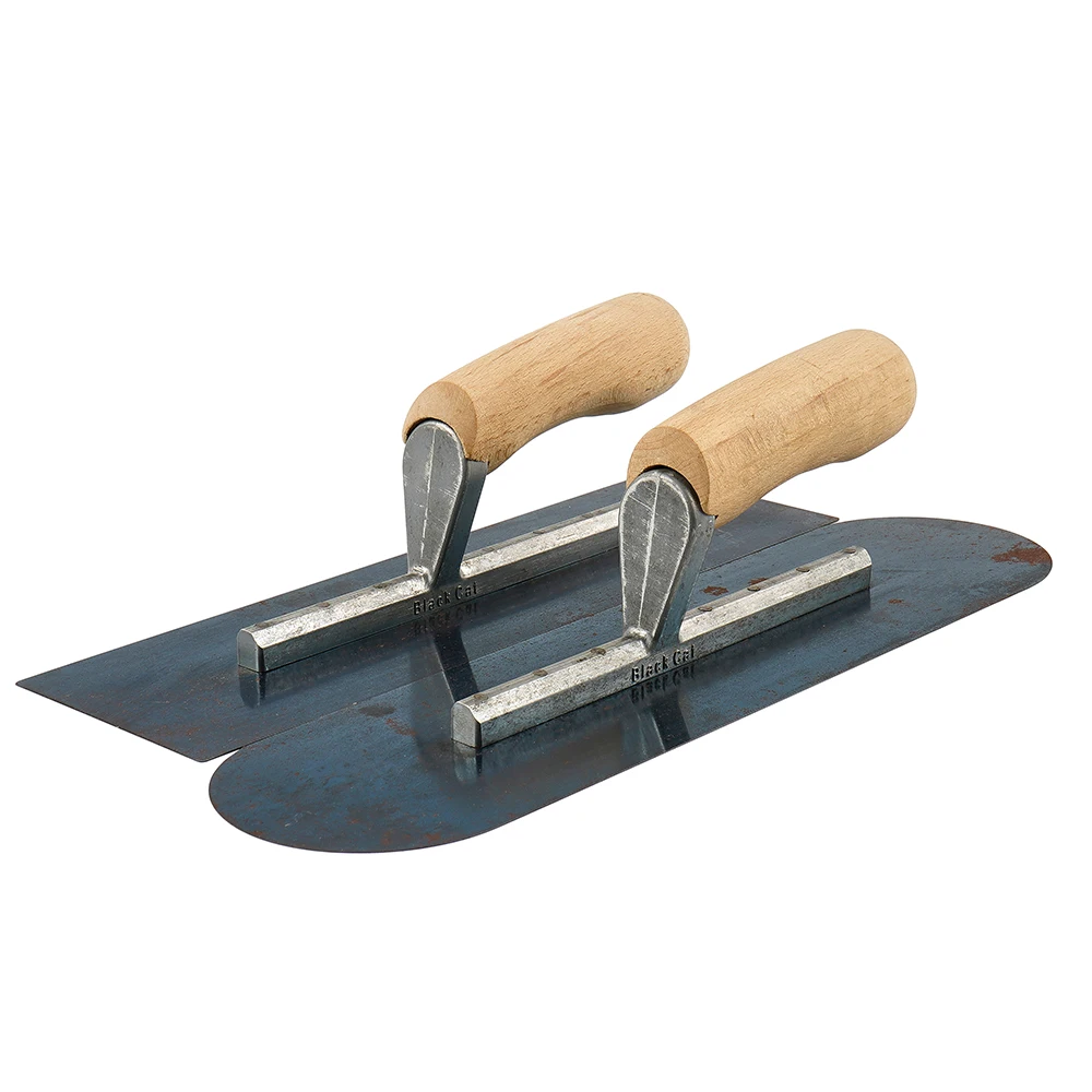 High Quality Industrial Grade Corner Trowel Steel Wood Rubber Pointed Square Floor Paint Push Knife Putty Scraper Plaster Trowel