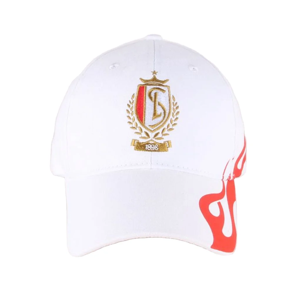 Fashion Designer White 6 Panels Cotton Sports Baseball Cap, Custom Embroidered Logo Cheap Promotional Dad Trucker Hat
