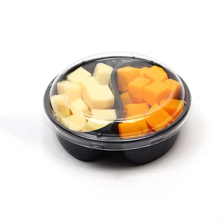 Best Seller Plastic Disposable Lunch Box Plastic Snack Cake Packing Box Plastic Food Packing Box With Food