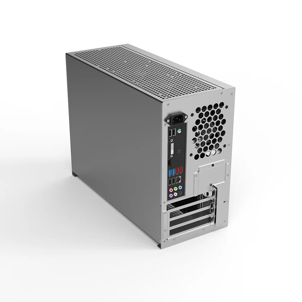  Корпус MATX ZZAW C3 алюминиевый корпус для настольного компьютера ПК с установкой «сделай сам» игр и домашнего