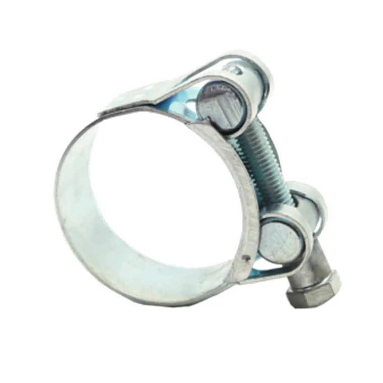 60-63mm heavy duty Double Bolt Galvanized Power Hose Clamps