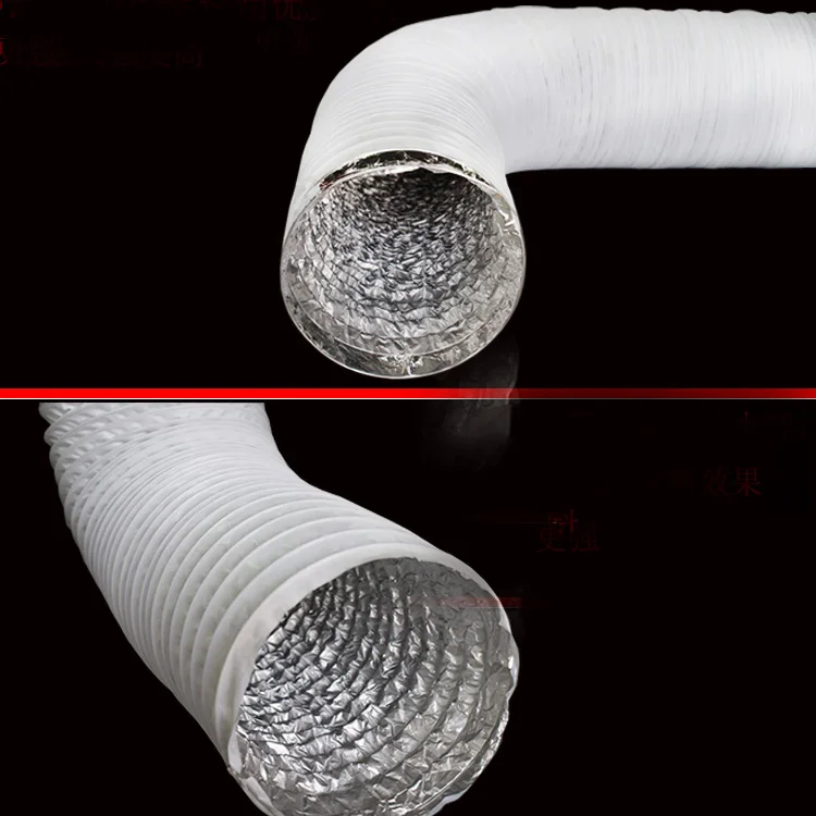 2inch-24inch PVC type ventilation fitting spiral flexible air duct