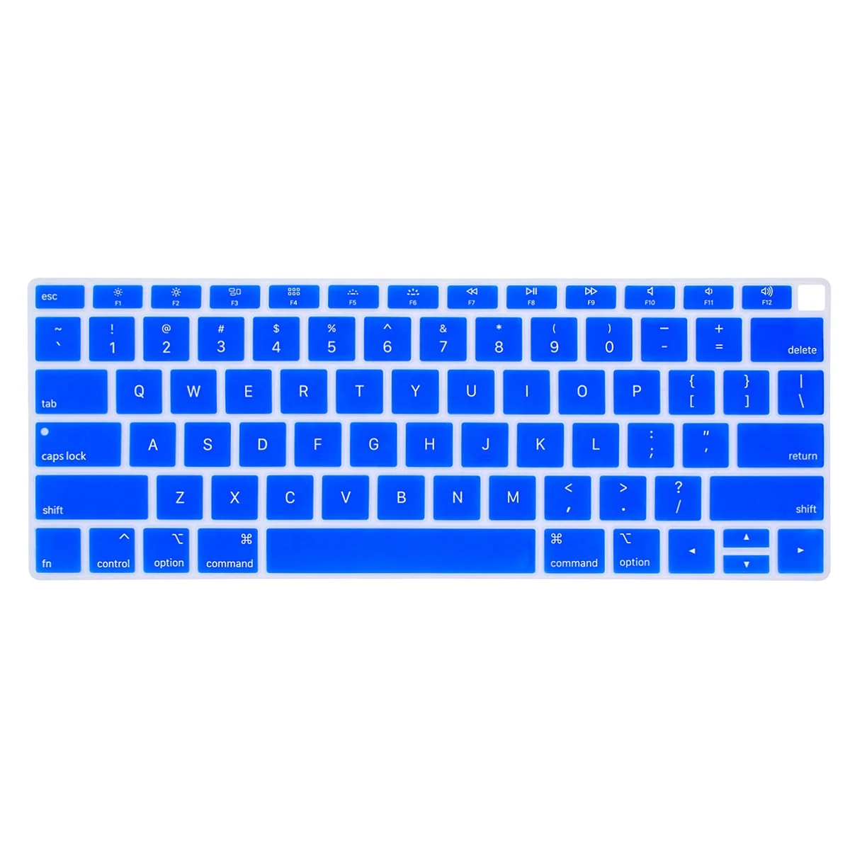 Однотонный Мягкий силиконовый чехол для клавиатуры macbook Air 13 3 2018 A1932 английская