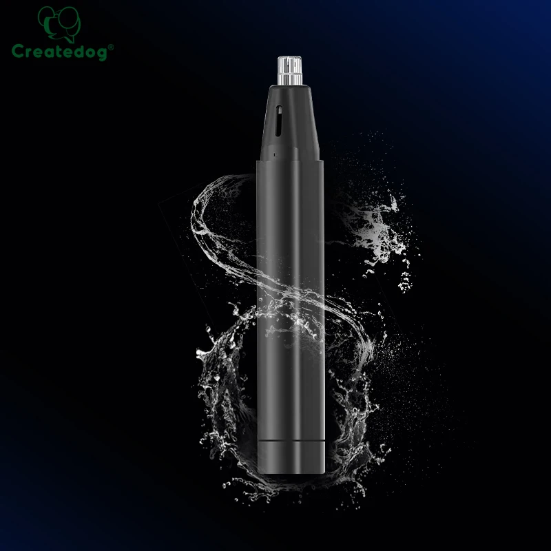 Createdog Electric Nose Hair Trimmer Facial Nose Hair Removal Eyebrow Shaver Men Clean Trimmer Razor Nose Hair Remover